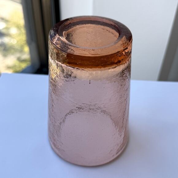 Fire and Light Recycled Glass 12oz Tumbler Copper Orange - 4 3/4” - Picture 5 of 6